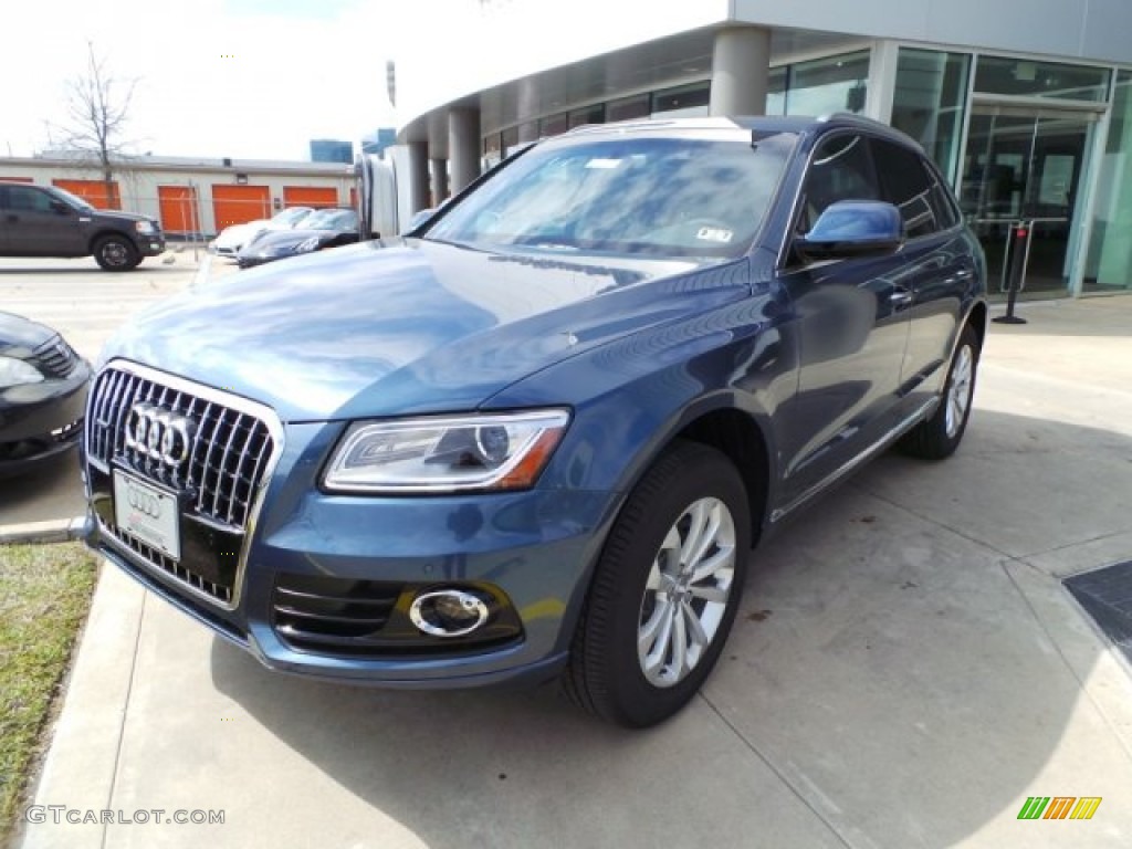 Utopia Blue Metallic 2015 Audi Q5 2.0 TFSI Premium Plus quattro Exterior Photo #102003734
