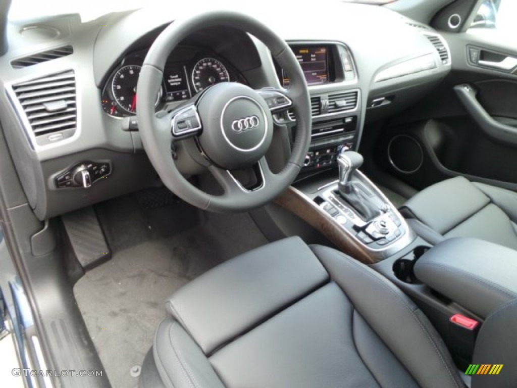 Black Interior 2015 Audi Q5 2.0 TFSI Premium Plus quattro Photo #102003915