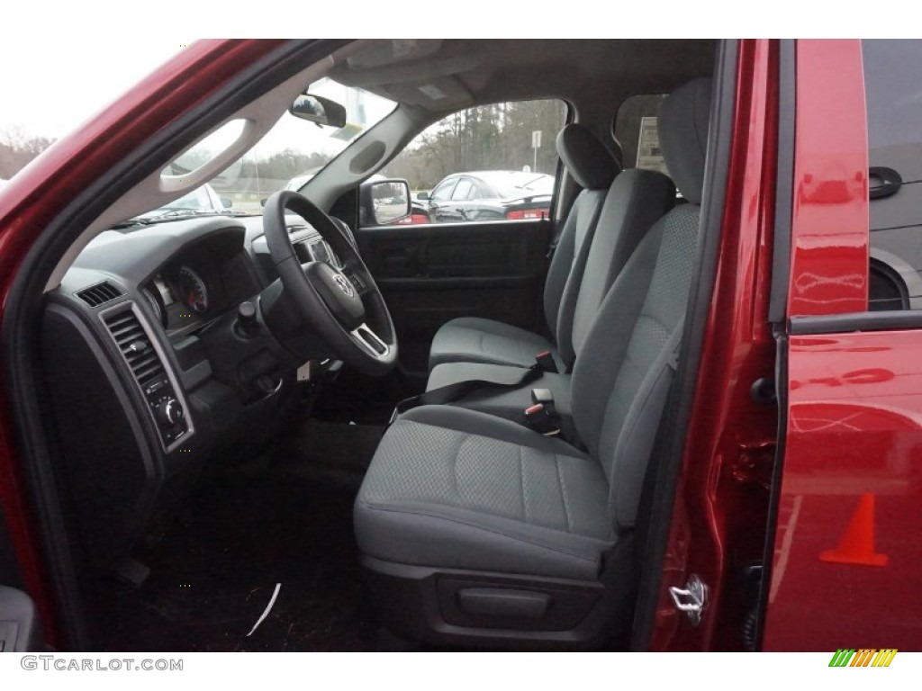 2015 1500 Express Crew Cab - Deep Cherry Red Crystal Pearl / Black/Diesel Gray photo #9