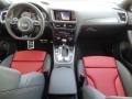 2015 Audi SQ5 Black/Magma Red Interior Front Seat Photo