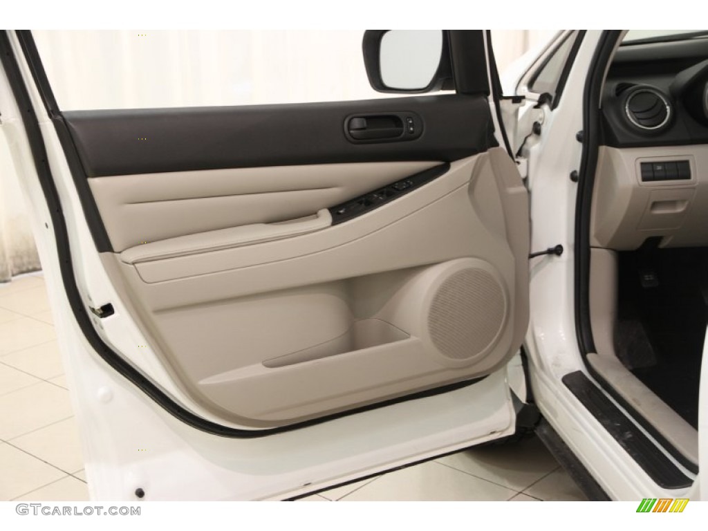 2010 Mazda CX-7 s Touring AWD Black Door Panel Photo #102007316