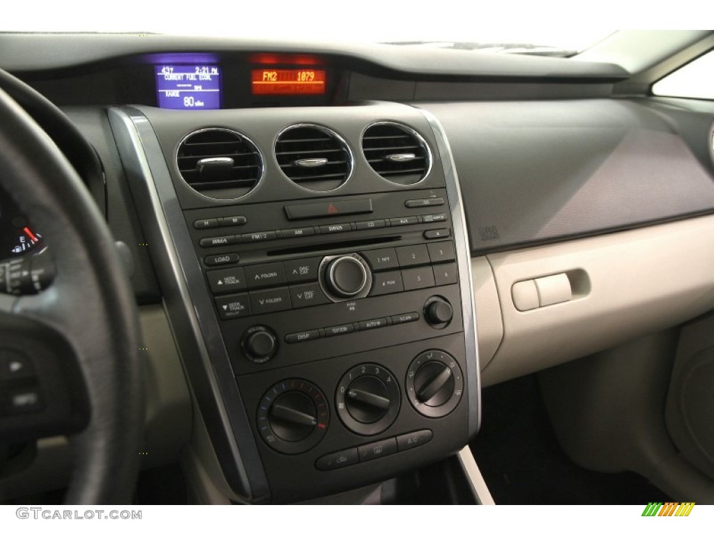 2010 CX-7 s Touring AWD - Crystal White Pearl Mica / Black photo #8