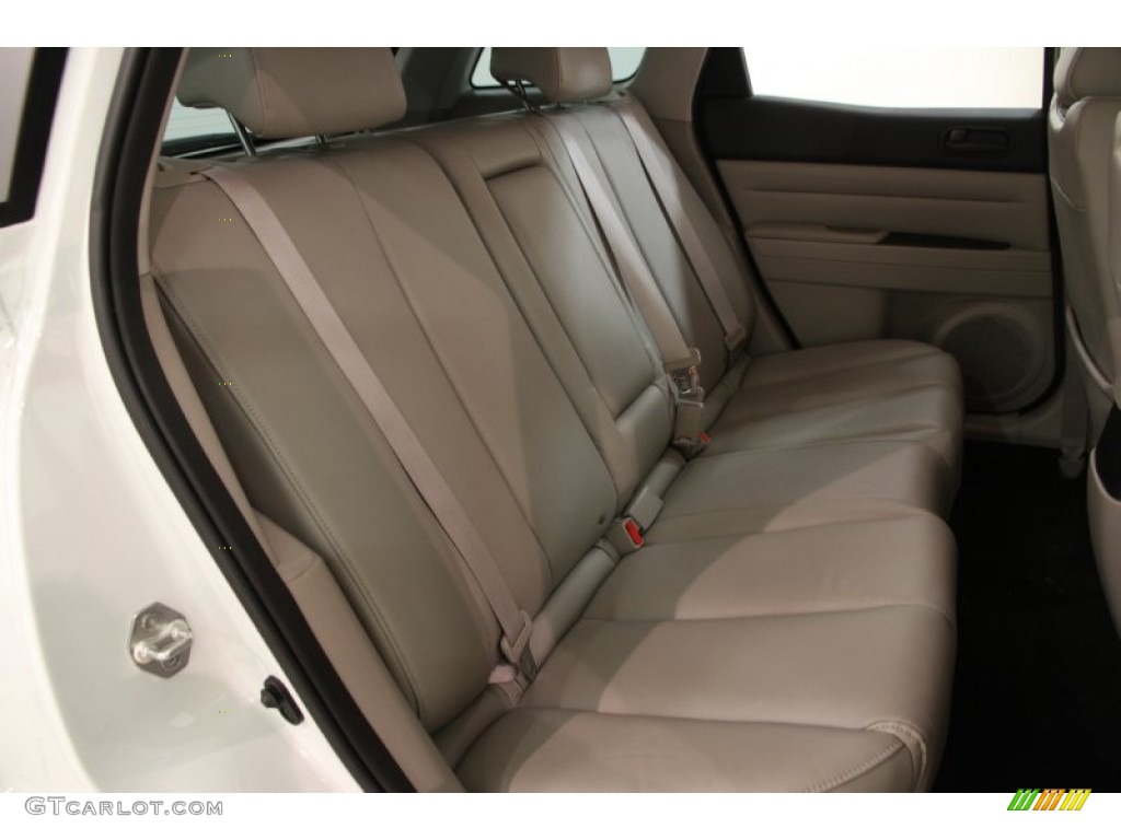 2010 CX-7 s Touring AWD - Crystal White Pearl Mica / Black photo #11