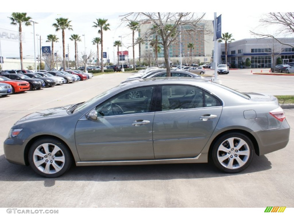 2009 RL 3.7 AWD Sedan - Platinum Frost Metallic / Taupe photo #5