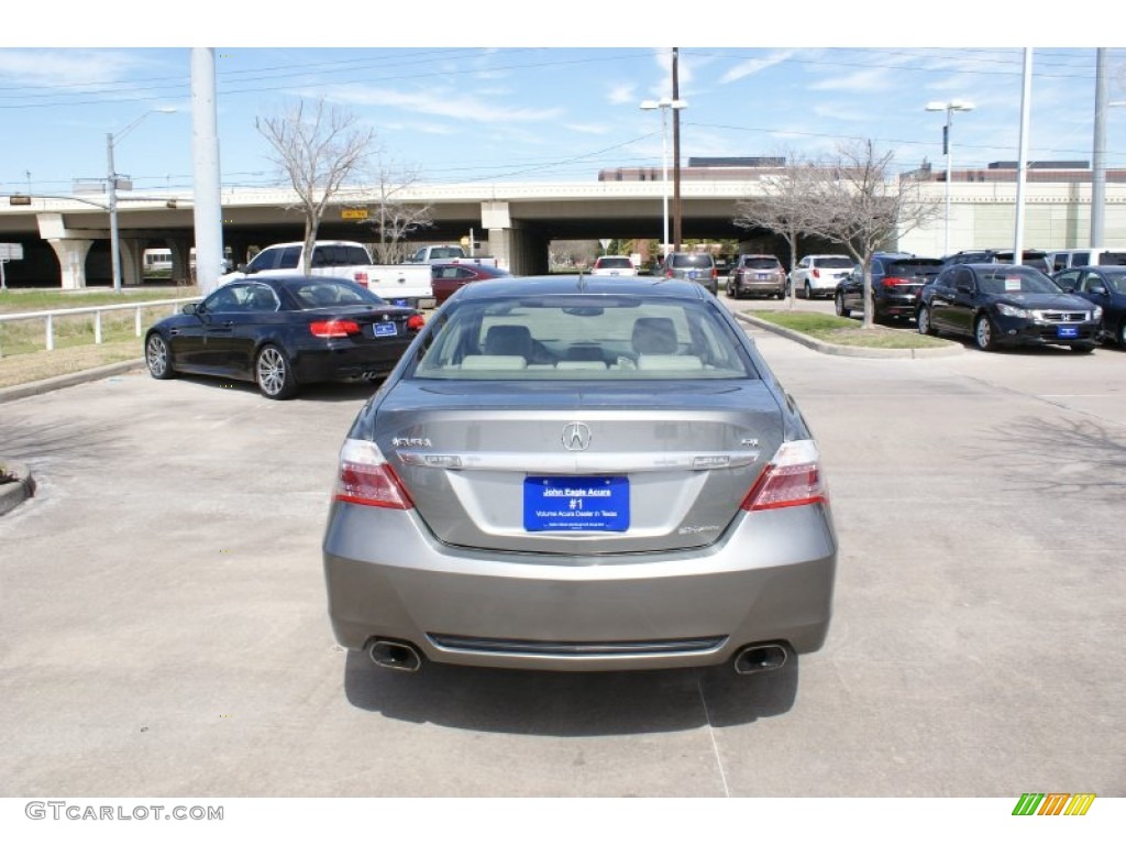 2009 RL 3.7 AWD Sedan - Platinum Frost Metallic / Taupe photo #7