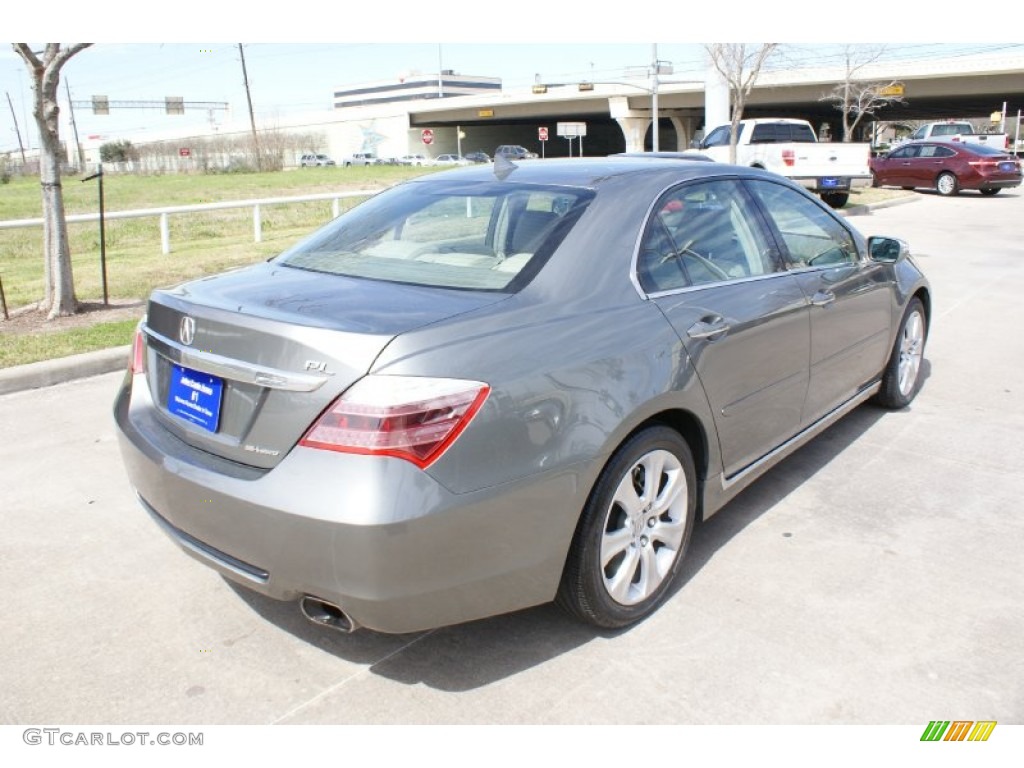 2009 RL 3.7 AWD Sedan - Platinum Frost Metallic / Taupe photo #8