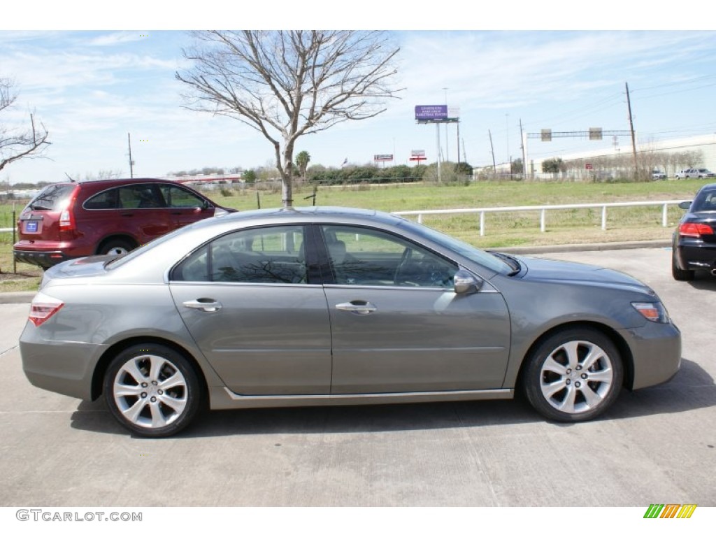 2009 RL 3.7 AWD Sedan - Platinum Frost Metallic / Taupe photo #9
