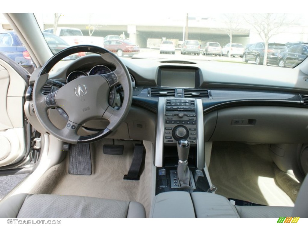 2009 RL 3.7 AWD Sedan - Platinum Frost Metallic / Taupe photo #26