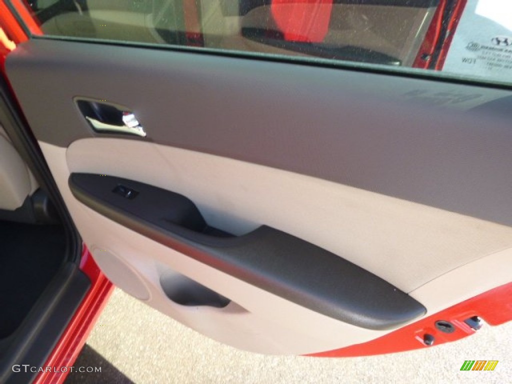 2012 Elantra GLS Touring - Chilipepper Red / Beige photo #12
