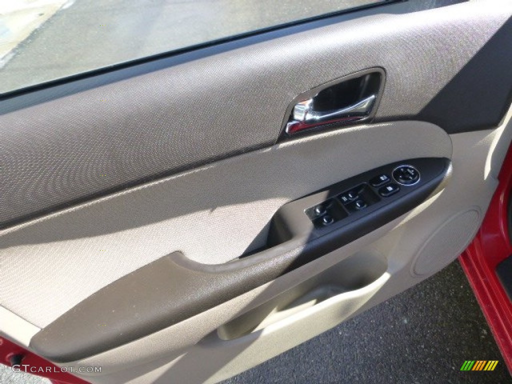 2012 Elantra GLS Touring - Chilipepper Red / Beige photo #18