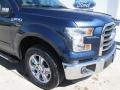 2015 Blue Jeans Metallic Ford F150 XLT SuperCrew  photo #2
