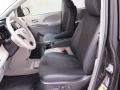 2014 Toyota Sienna Dark Charcoal Interior Front Seat Photo
