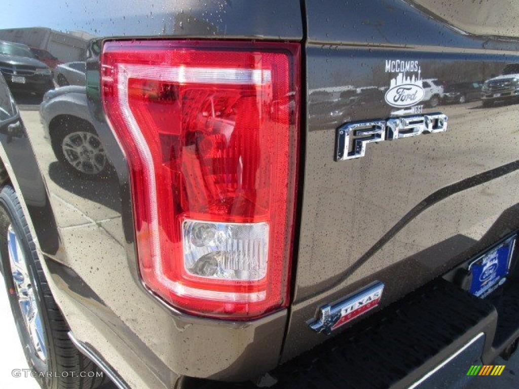 2015 F150 XLT SuperCrew - Caribou Metallic / Medium Light Camel photo #12