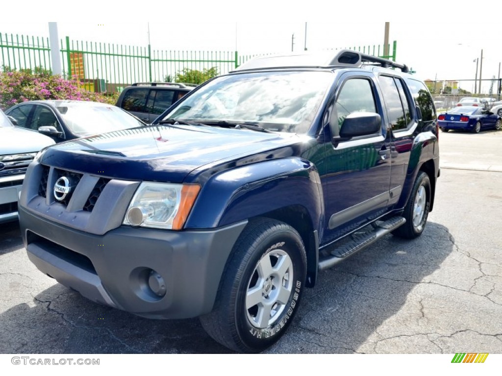 2006 Xterra Off Road - Midnight Blue Pearl / Desert/Graphite photo #9