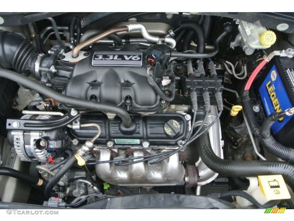 2009 Chrysler Town & Country LX 3.3L OHV 12V Flex-Fuel V6 Engine Photo #102012509