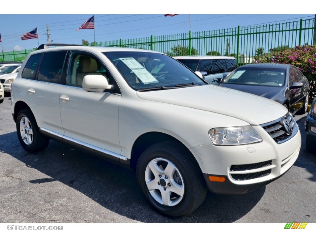 Campanella White 2005 Volkswagen Touareg V6 Exterior Photo #102013631