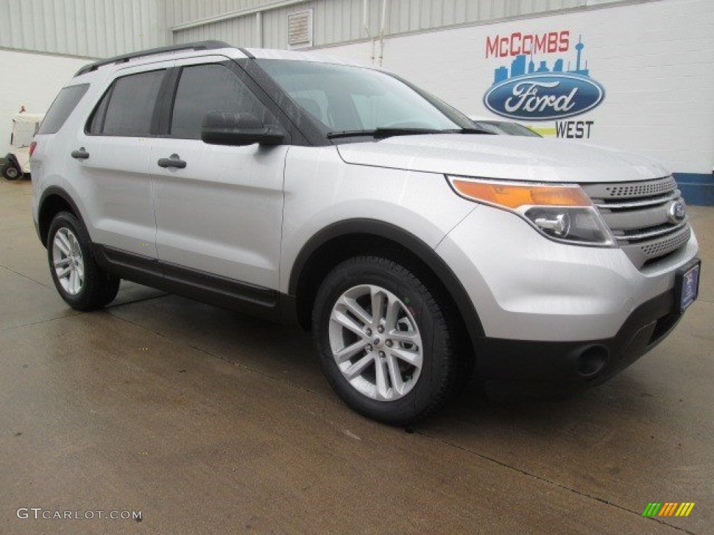 2015 Explorer FWD - Ingot Silver / Medium Light Stone photo #1