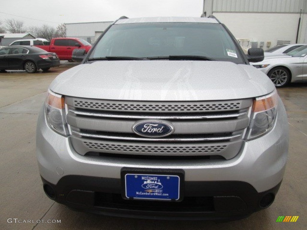 2015 Explorer FWD - Ingot Silver / Medium Light Stone photo #4