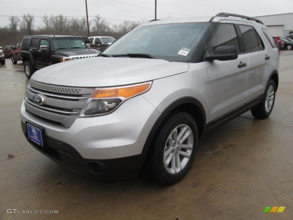 2015 Explorer FWD - Ingot Silver / Medium Light Stone photo #5