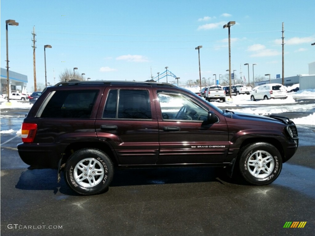 Deep Lava Red Metallic 2004 Jeep Grand Cherokee Laredo 4x4 Exterior Photo #102014149