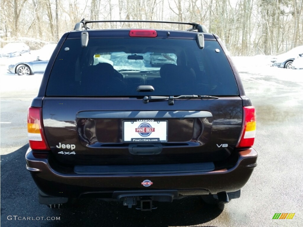 2004 Grand Cherokee Laredo 4x4 - Deep Lava Red Metallic / Taupe photo #8