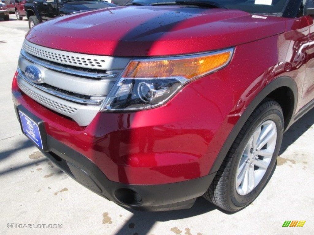 2015 Explorer FWD - Ruby Red / Medium Light Stone photo #6