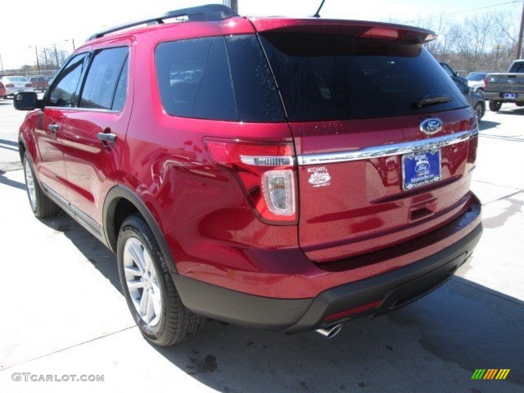2015 Explorer FWD - Ruby Red / Medium Light Stone photo #7