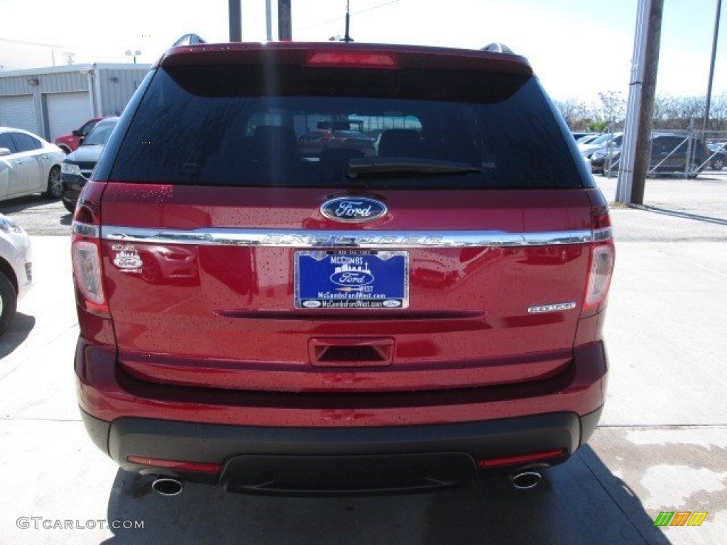 2015 Explorer FWD - Ruby Red / Medium Light Stone photo #8