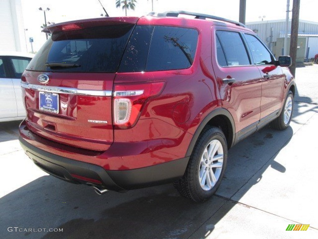 2015 Explorer FWD - Ruby Red / Medium Light Stone photo #9