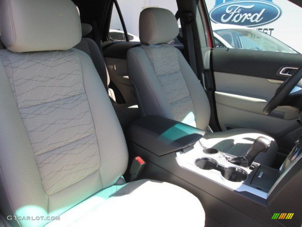 2015 Explorer FWD - Ruby Red / Medium Light Stone photo #18