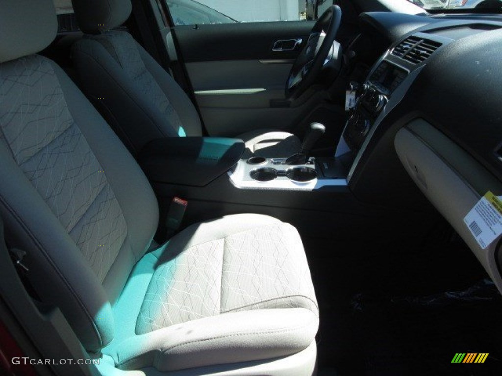 2015 Explorer FWD - Ruby Red / Medium Light Stone photo #19