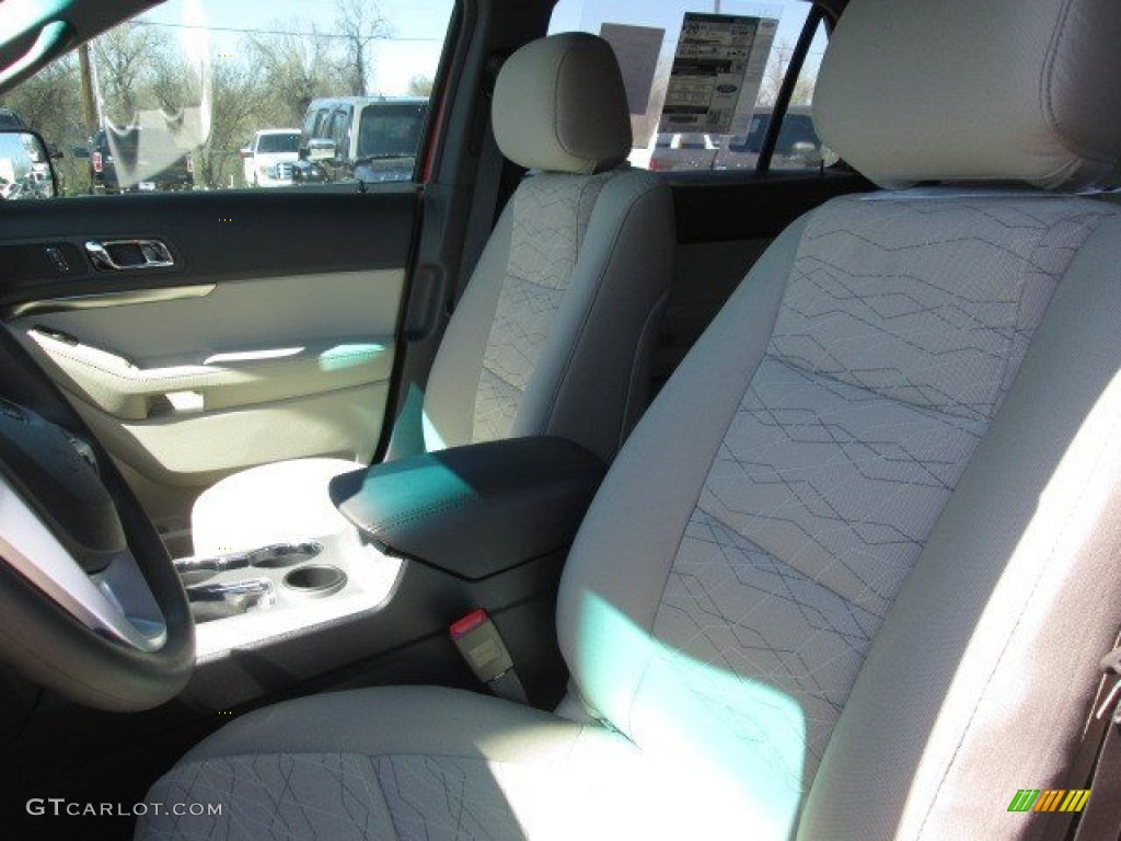 2015 Explorer FWD - Ruby Red / Medium Light Stone photo #25