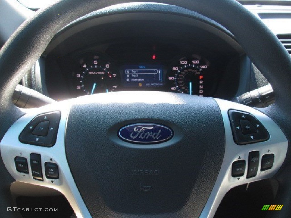 2015 Explorer FWD - Ruby Red / Medium Light Stone photo #27