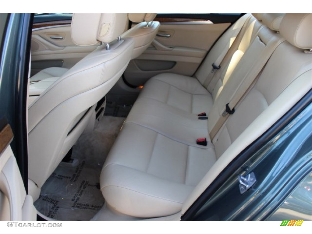 2012 5 Series 528i Sedan - Tasman Green Metallic / Venetian Beige photo #13