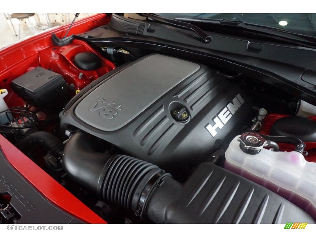 2015 Dodge Charger R/T 5.7 Liter HEMI MDS OHV 16-Valve VVT V8 Engine Photo #102022535