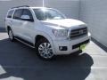 Blizzard White Pearl - Sequoia Platinum 4WD Photo No. 2