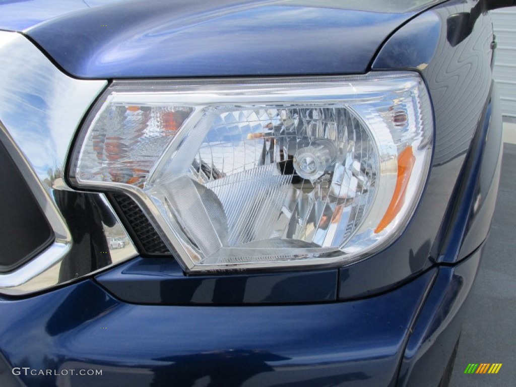 2015 Tacoma V6 PreRunner Double Cab - Blue Ribbon Metallic / Sand Beige photo #9