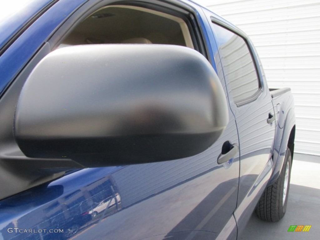 2015 Tacoma V6 PreRunner Double Cab - Blue Ribbon Metallic / Sand Beige photo #12