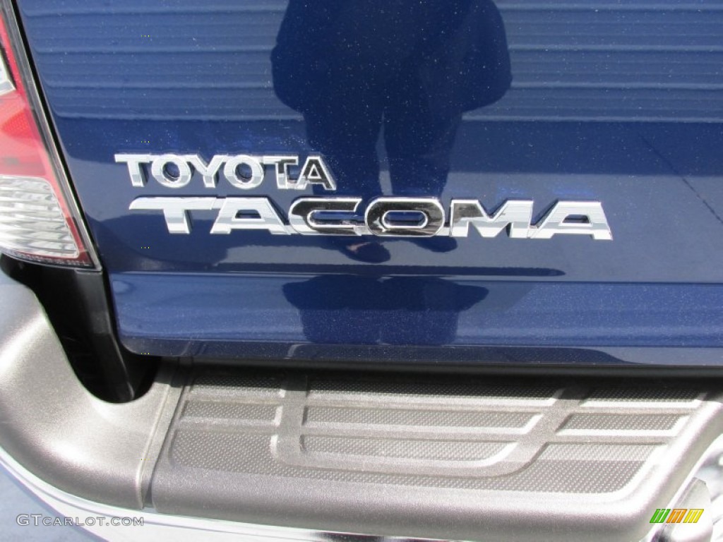 2015 Tacoma V6 PreRunner Double Cab - Blue Ribbon Metallic / Sand Beige photo #14