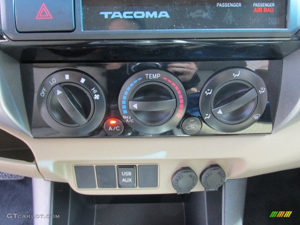 2015 Tacoma V6 PreRunner Double Cab - Blue Ribbon Metallic / Sand Beige photo #25