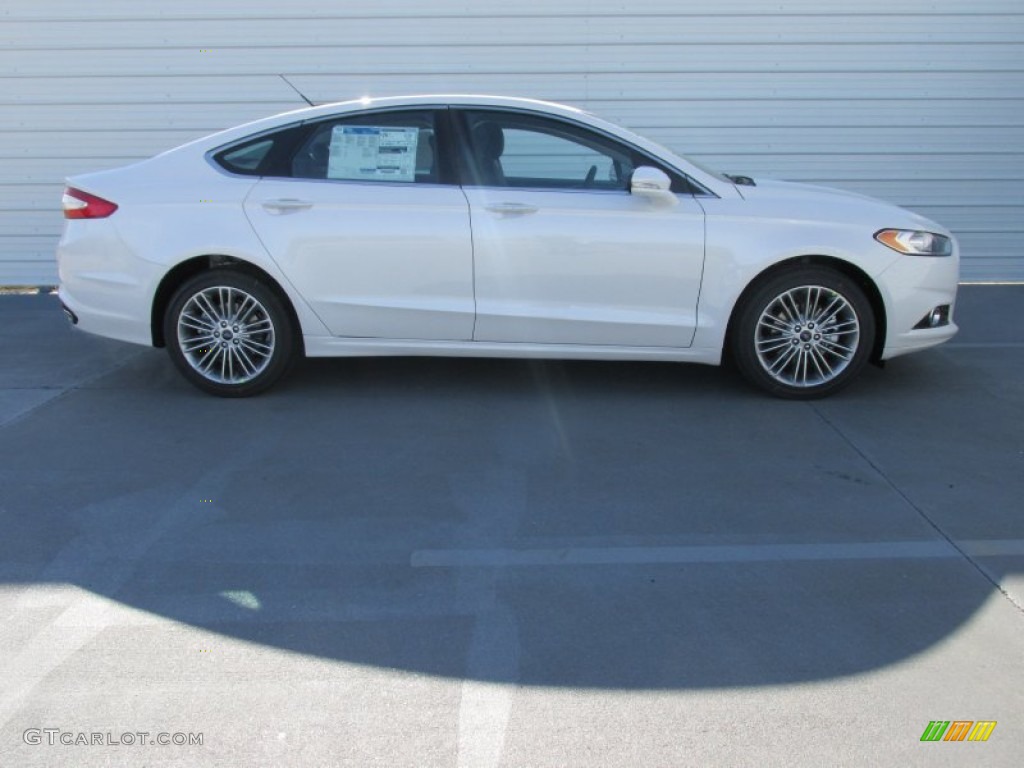 2015 Fusion SE - White Platinum Metallic / Charcoal Black photo #3