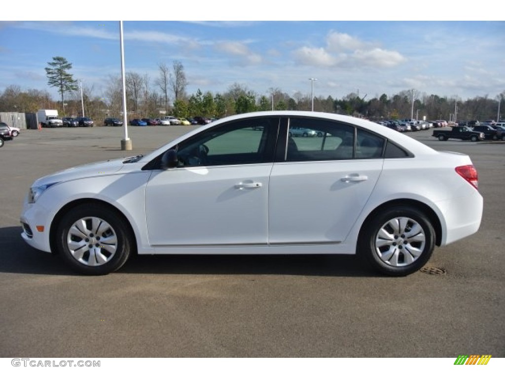 Summit White 2015 Chevrolet Cruze LS Exterior Photo #102025535