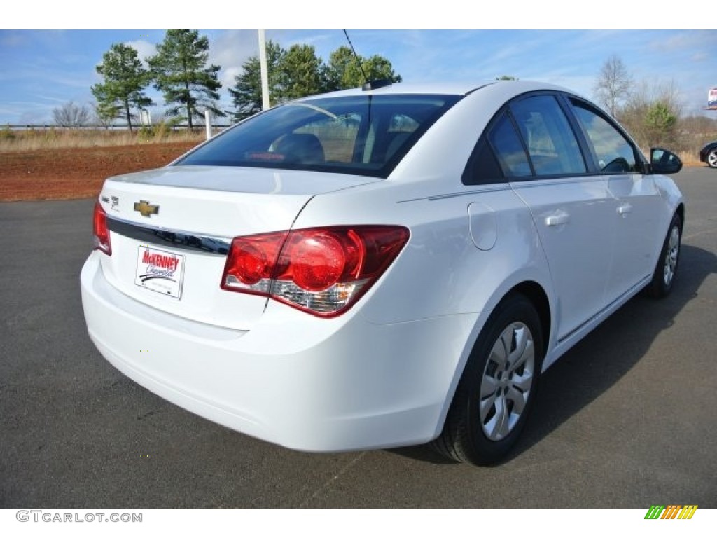 2015 Cruze LS - Summit White / Jet Black/Medium Titanium photo #5