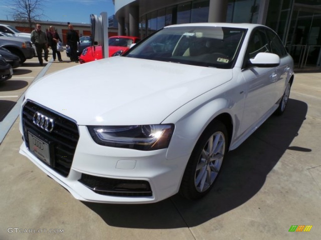Ibis White 2015 Audi A4 2.0T Premium Plus quattro Exterior Photo #102030096