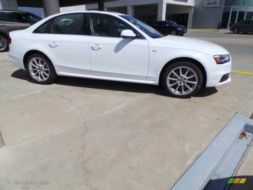 Ibis White 2015 Audi A4 2.0T Premium Plus quattro Exterior Photo #102030219
