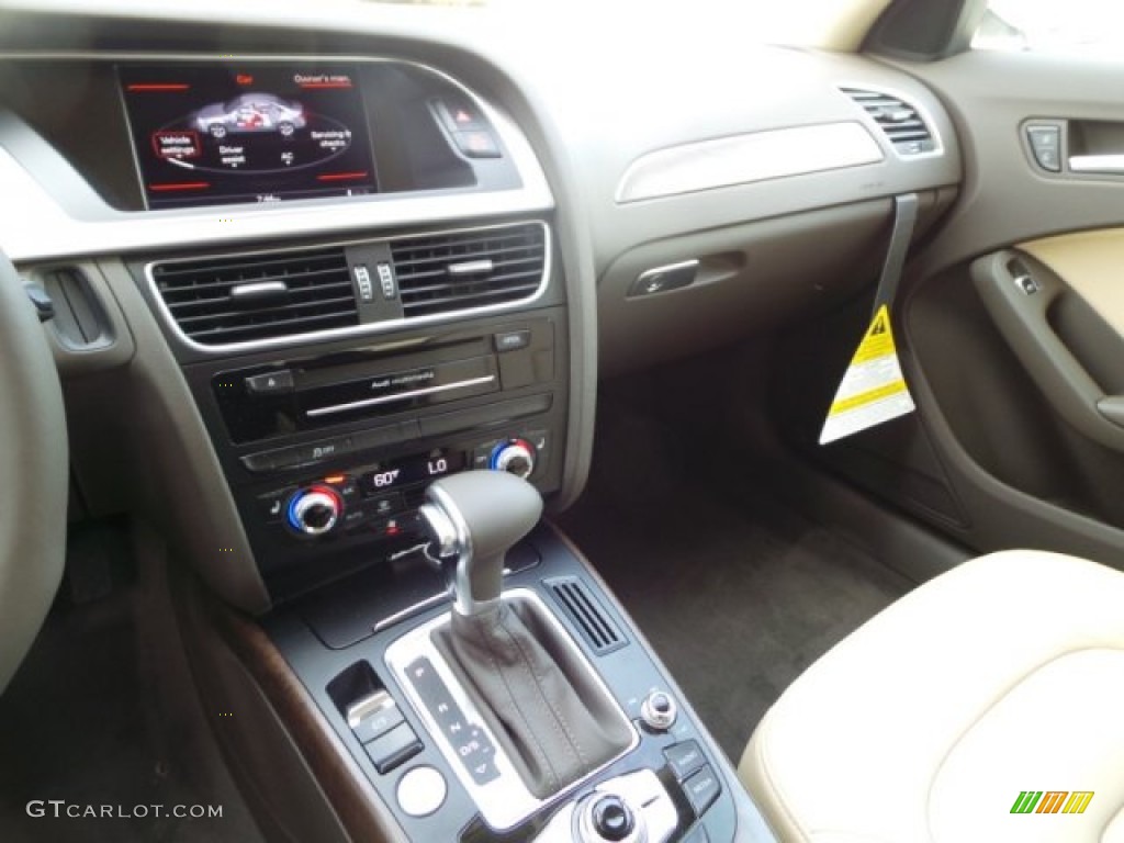 2015 A4 2.0T Premium Plus quattro - Ibis White / Beige/Brown photo #14