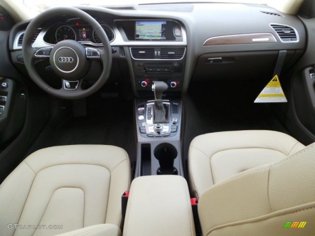 2015 A4 2.0T Premium Plus quattro - Ibis White / Beige/Brown photo #26