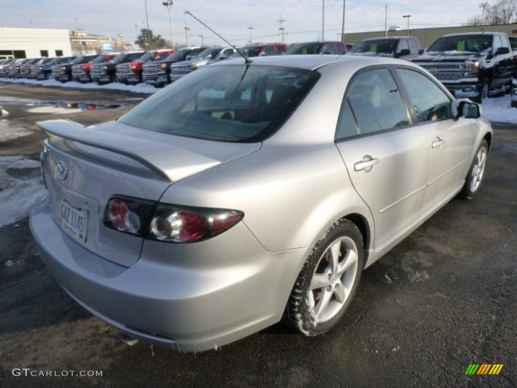 2008 MAZDA6 i Sport Sedan - Silver Metallic / Gray photo #4