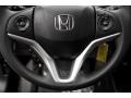 2015 Honda Fit Black Interior Steering Wheel Photo