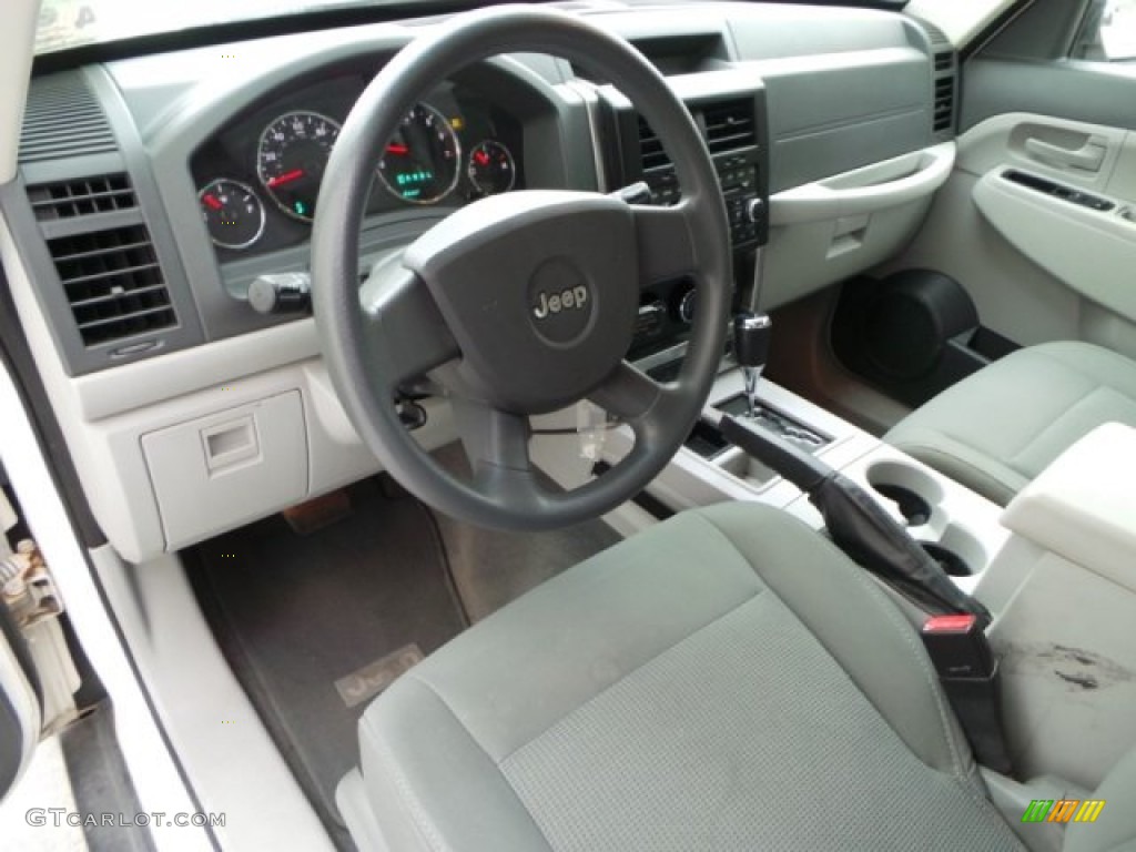 Pastel Slate Gray Interior 2008 Jeep Liberty Sport Photo #102033132